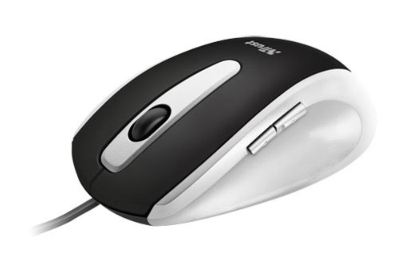 INDESIT Mouse ottico cablato Trust Easyclick nero e bianco
